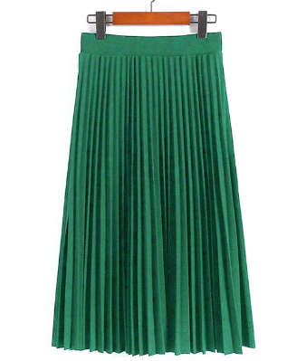Mustnova Comfy Mid Calf Skirt
